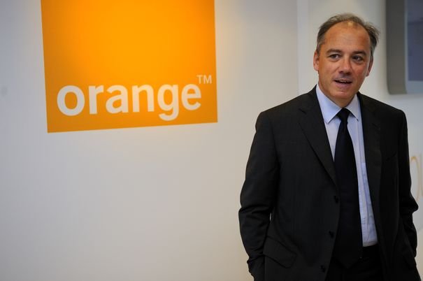 France Telecom CEO Stephane Richard attends a news conference in Paris