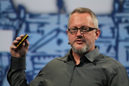 Mark collier openstack keynote paris photo Peter Judge