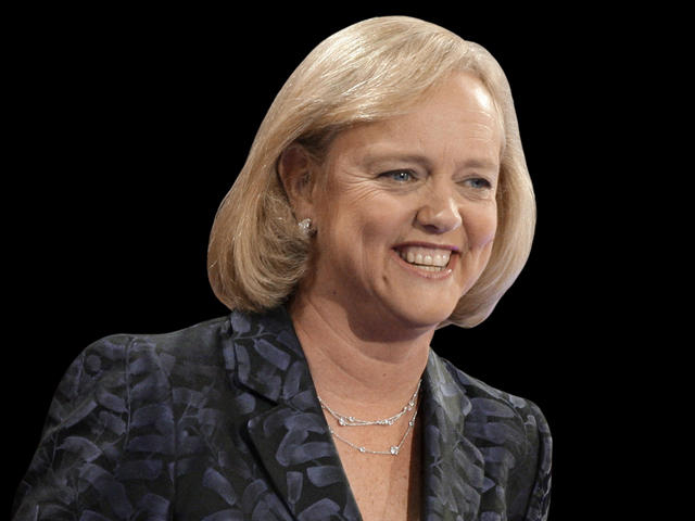 Meg Whitman, national co-chair for McCain 2008 and former president and CEO of eBay, speaks at the Republican National Convention in St. Paul, Minn., Wednesday, Sept. 3, 2008. (AP Photo/Paul Sancya)