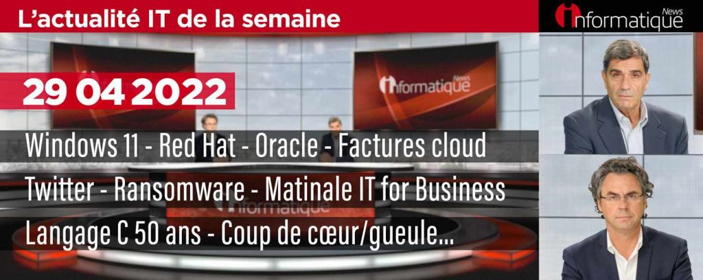 InfoNews Hebdo : toute l'actu IT avec Windows 11, Red-Hat, Oracle et Elon Musk