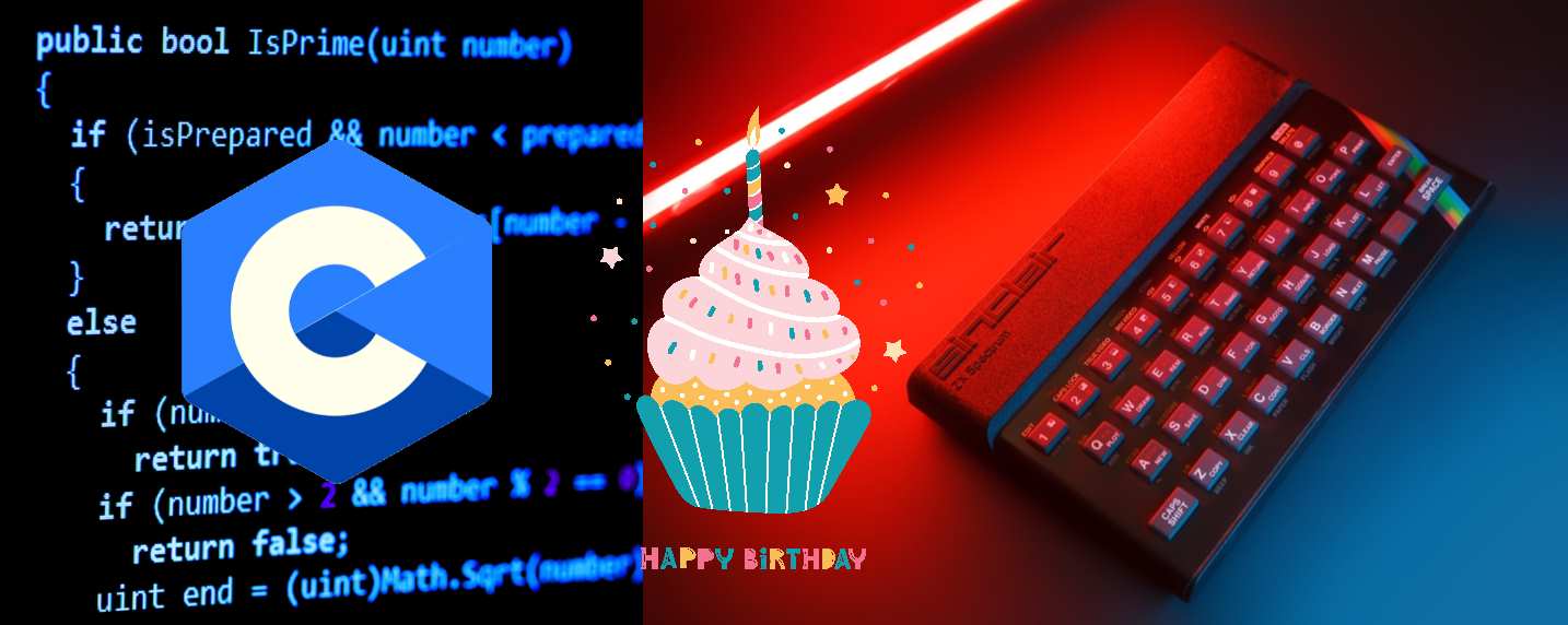 Joyeux anniversaire au Langage C et au ZX Spectrum...