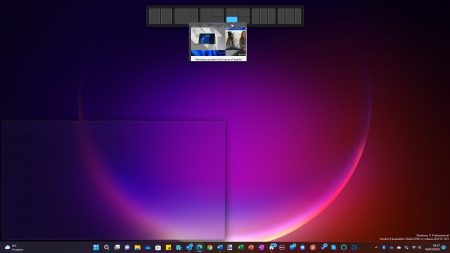 Windows 11 : plein d'améliorations à venir - Touch Snap Layout