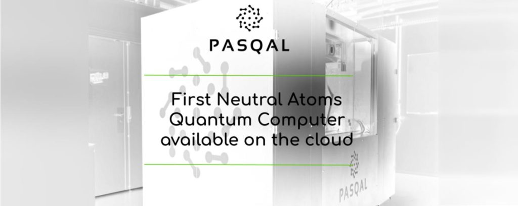 Le premier ordinateur quantique à Atomes Neutres de Pasqal déjà disponible via le cloud et les services d'OVHcloud.