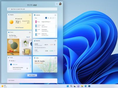 Le volet de Widgets adopte le framework Adaptive Cards pour s'ouvrir à tous les développeurs Windows 11