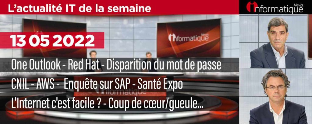 InfoNews Hebdo - L'essentiel de l'actualité IT : Red Hat Summit, Enquête SAP, Rapport CNIL