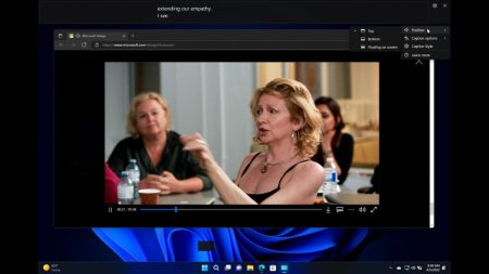 Microsoft met Windows 11 au service des handicaps : le système réalise désormais du sous titrage automatique et temps réel sur n'importe quel flux avec de l'audio