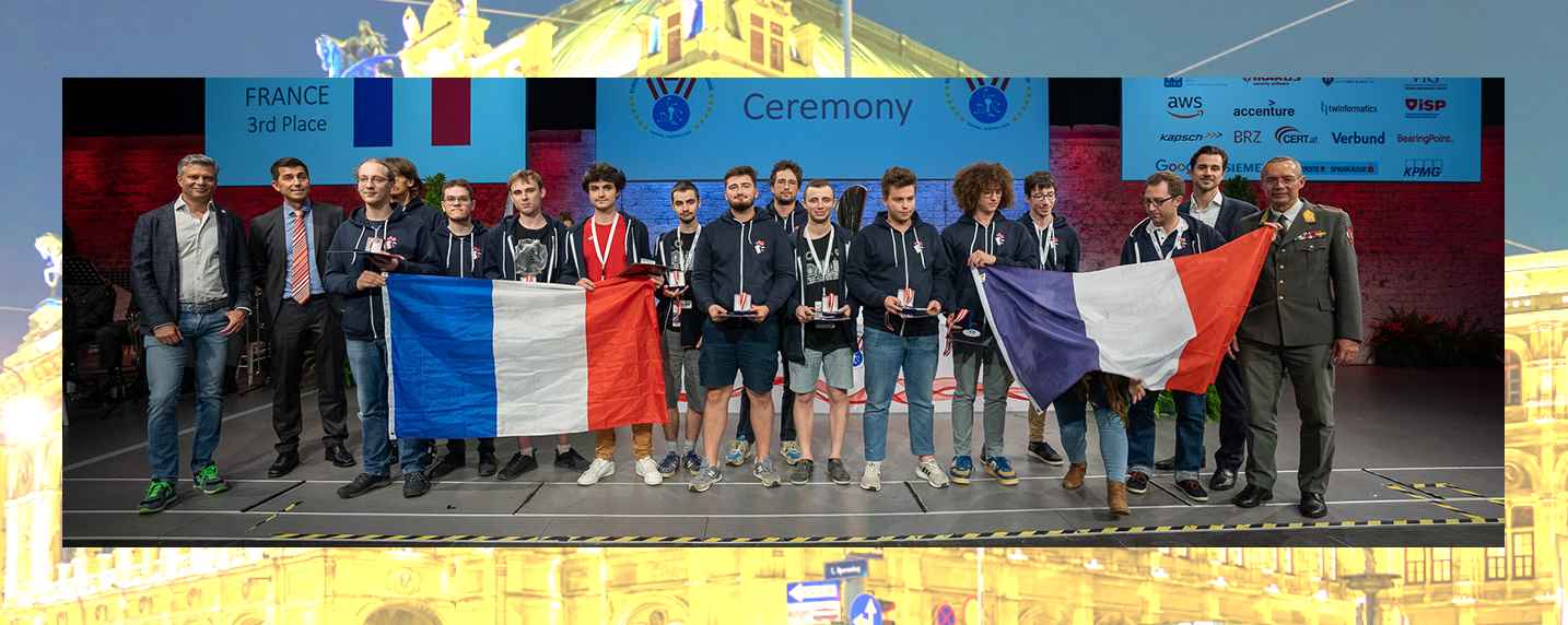 L'équipe française empoche la médaille de bronze lors de l'édition 2022 du European Cybersecurity Challenge