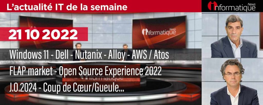 InfoNews Hebdo - Le tour de l'actualité IT avec Dell; Oracle, Nutanix