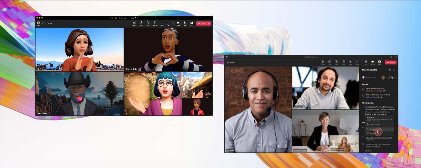 Microsoft a annoncé à Ignite plein de nouvelles fonctionnalités Avatars et Premium pour Teams