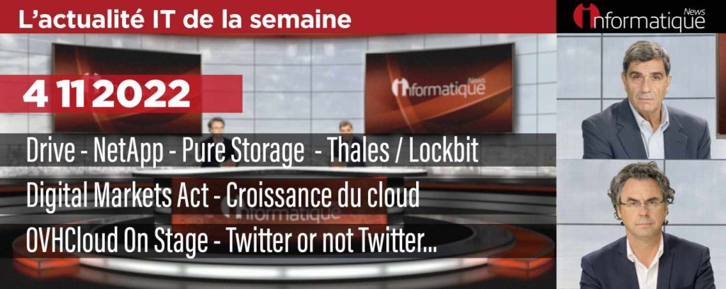 InfoNews Hebdo, le récapitulatif de l'actualité IT avec NetApp, Pure, Thales