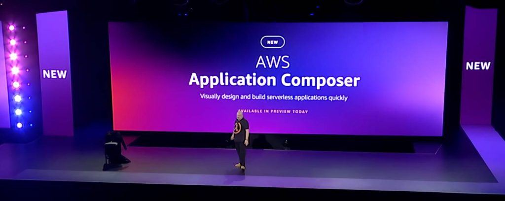 AWS Application Composer, du IaC en Low Code pour une gestion plus visuelle de l'architecture des applications serverless.