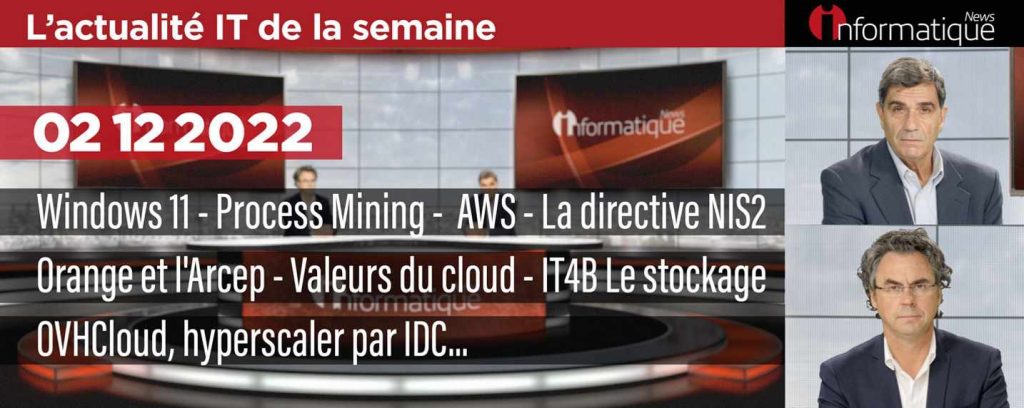 Toute l'actualité IT de la semaine avec Celonis, AWS re:Invent, Orange et OVHcloud