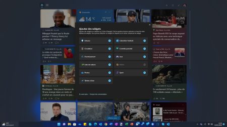 Windows 11 et ses Widgets