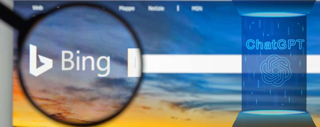 Microsoft travaillerait à l'intégration de ChatGPT au sein de BING.