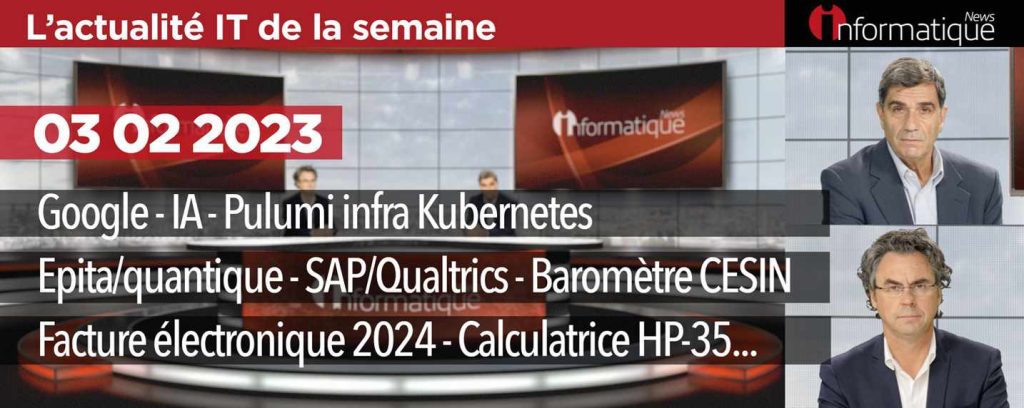 L'actualité IT de la semaine avec de l'IA qui détecte l'IA, le baromètre du CESIN, du quantique à l'Epita, Google qui soigne Micorosft 365 sur les Chromebooks et la HP-35 !