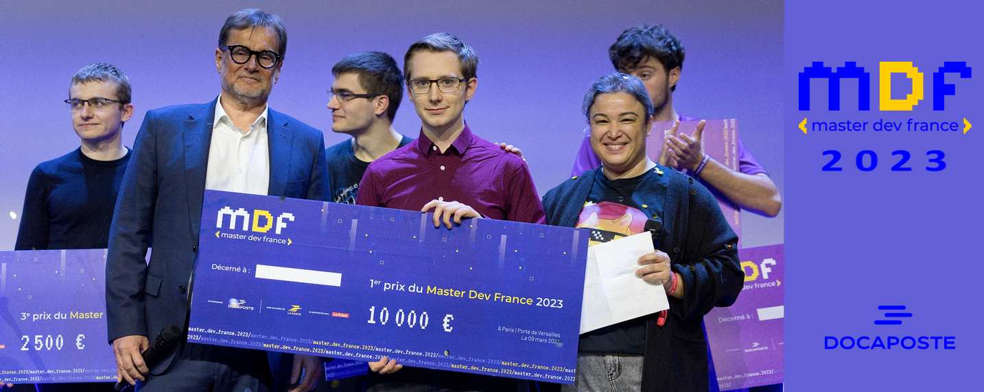 On connait les 5 lauréats du Master Dev France 2023