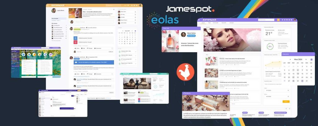 Un partenariat pour populariser les solutions collaboratives souveraines entre EOLAS et Jamespot