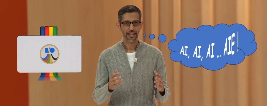 Google a peut être un peu top parler d'IA et pas assez d'Android à Google I/O, mais ça amuse ses employés....