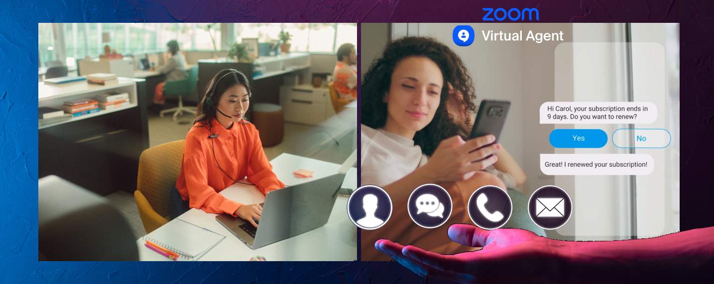 Avec Zoom Virtual Agents, Zoom met une IA conversationnelle au coeur du Centre de Contacts, autrement dit un Chatbot Next Gen...