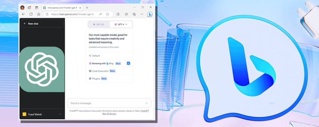 ChatGPT adopte Bing Search pour se connecter à Internet et mettre ses informations à jour