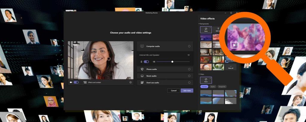 Microsoft Teams : fonds animés avez-vous donc une âme ?