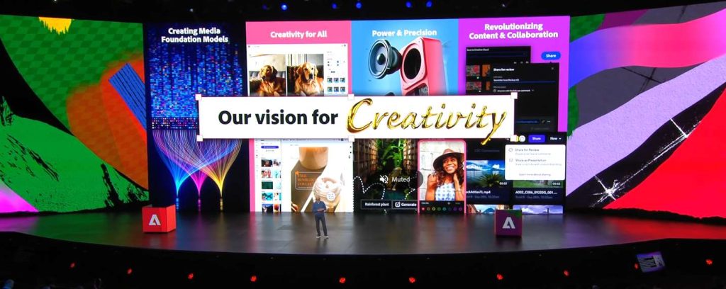 Adobe MAX 2023 : de l'IA générative partout