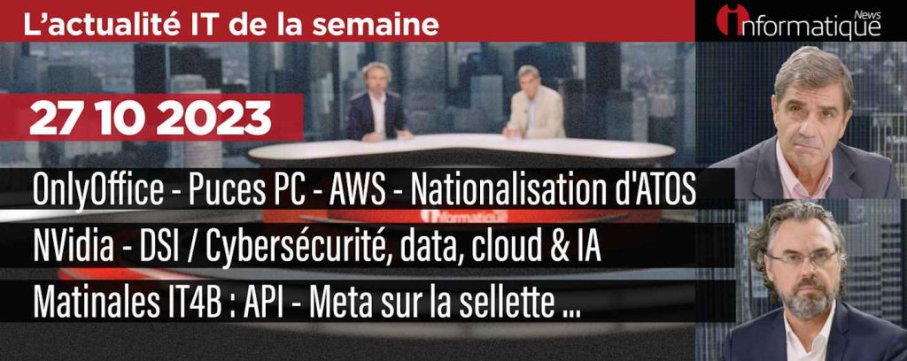 InfoNews avec des processeurs ARM pour PC à foison, du OnlyOffice, du Atos, de l'AWS et un quarté des DSI.