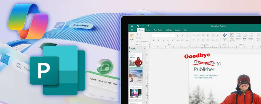 Adieu à Microsoft Publisher