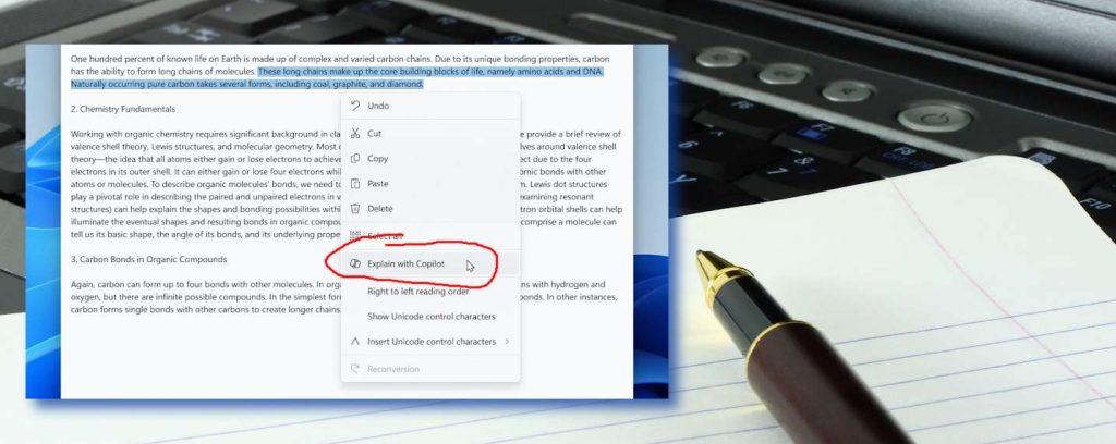 Copilot va intégrer Notepad, le bloc-notes de Windows! mais pour quoi faire?