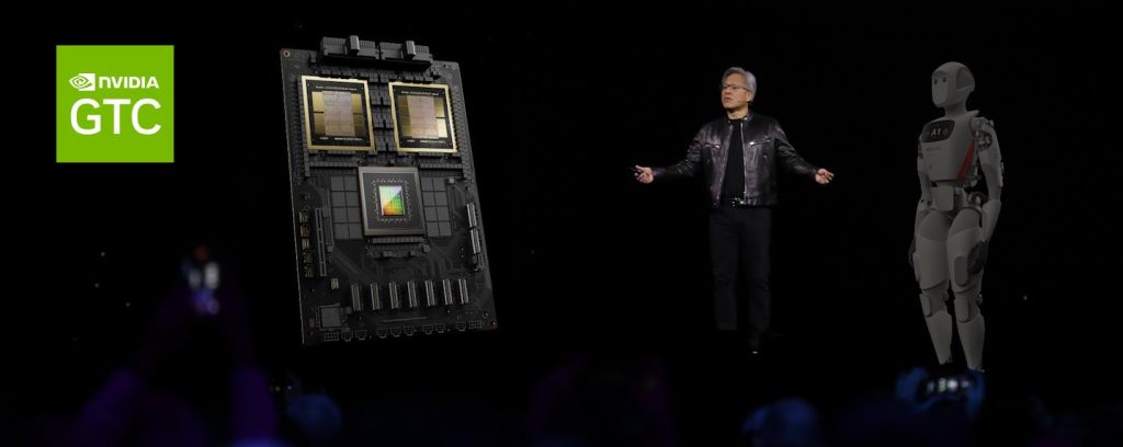 GPU Blackwell, de l'IA et des humanoïdes à la GTC 2024 de NVidia