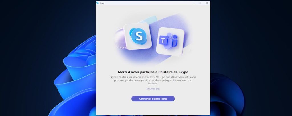 Microsoft abandonne Skype