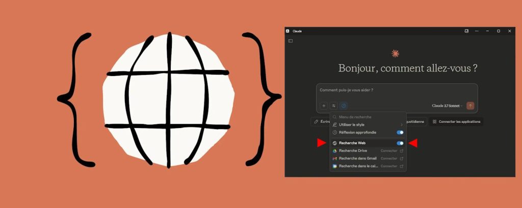 Anthropic officialise en Europe sa fonction Web Search sur Claude AI et introduit une fonction Web Search dans ses API IA.