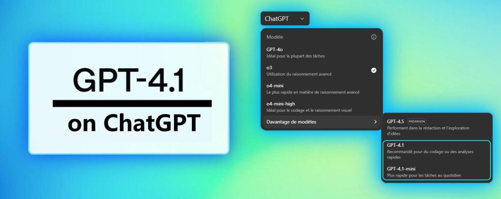 OpenAI introduit finalement ses modèles GPT-4.1 dans ChatGPT quitte à engendre toujours plus de confusion chez ses utilisateurs