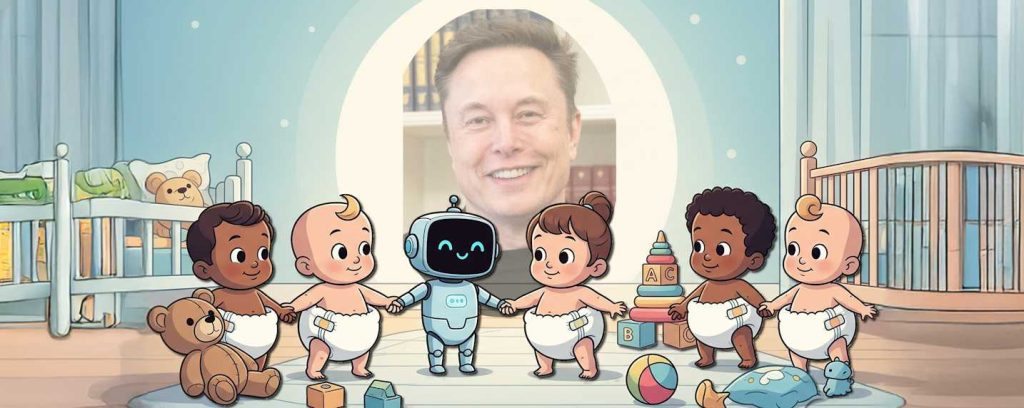 Baby Grok - une IA "elon-muskisée" pour les enfants !