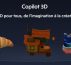 Microsoft lance Copilot 3D, un outil encore expérimental de conversion d'images 2D en objets 3D.