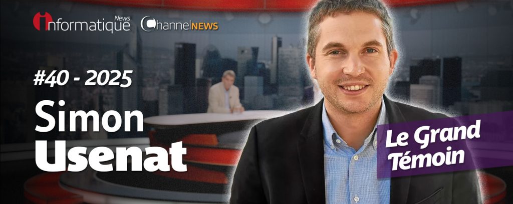 Le sénateur du Morbihan Simon Uzenat est le Grand Témoin cette semaine de Guy Hervier sur le plateau d'InformatiqueNews