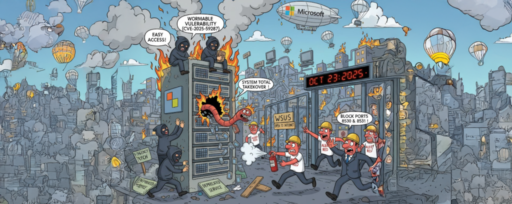 Faille Windows Server dans WSUS, alerte générale
