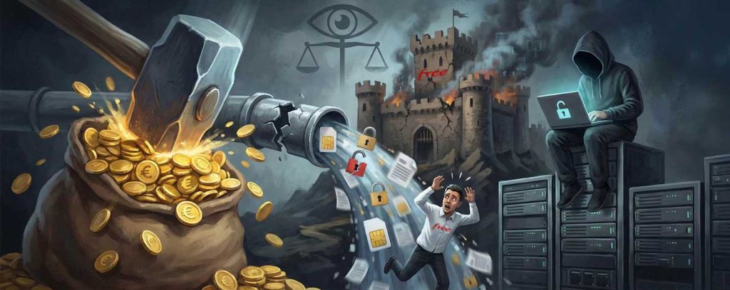 Free Mobile est lourdement sanctionné par la CNIL