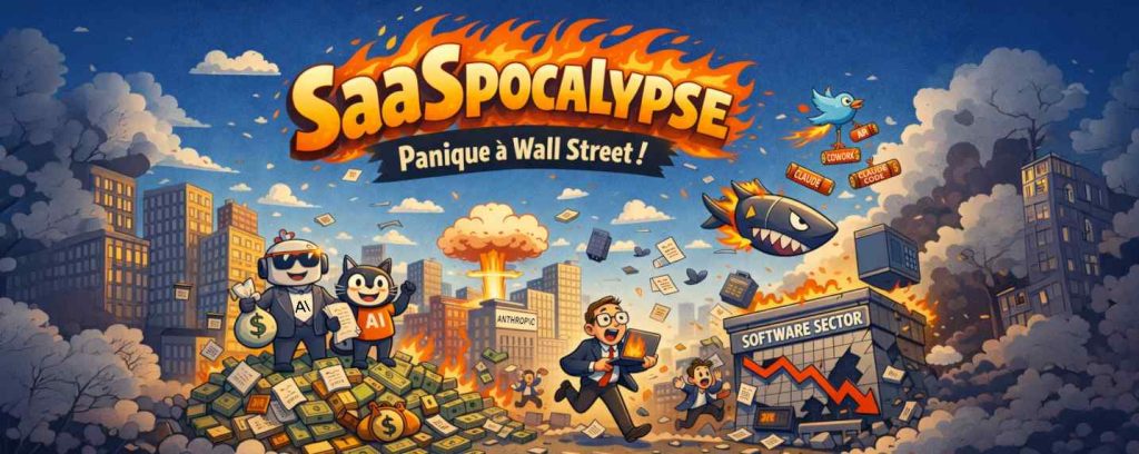 Les annonces d'Anthropic autour de Claude Code et Cowork font dévisser toutes les valeurs Tech non IA