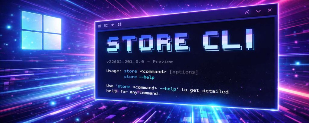 Microsoft lance une version CLI du Store Windows