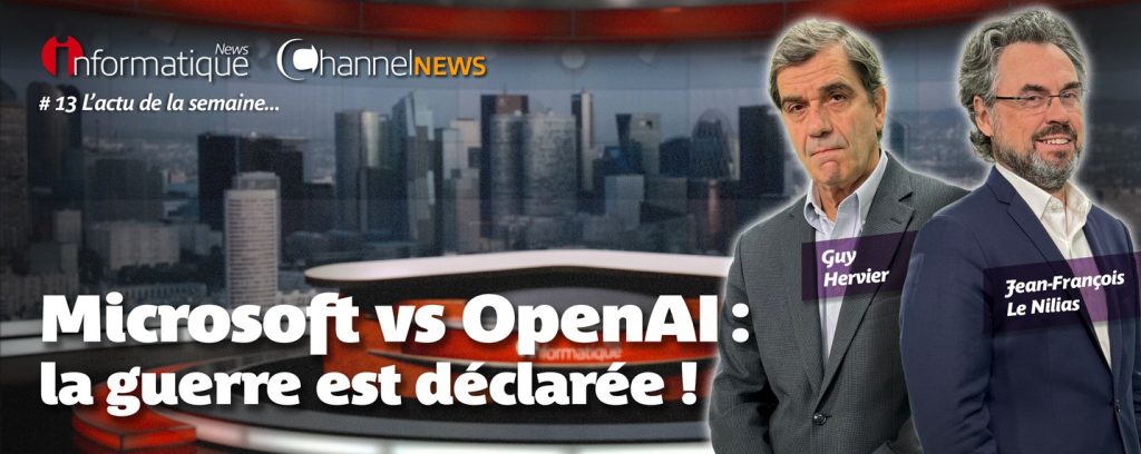 InfoNews avec au menu Microsoft qui veut poursuivre AWS et OpenAI