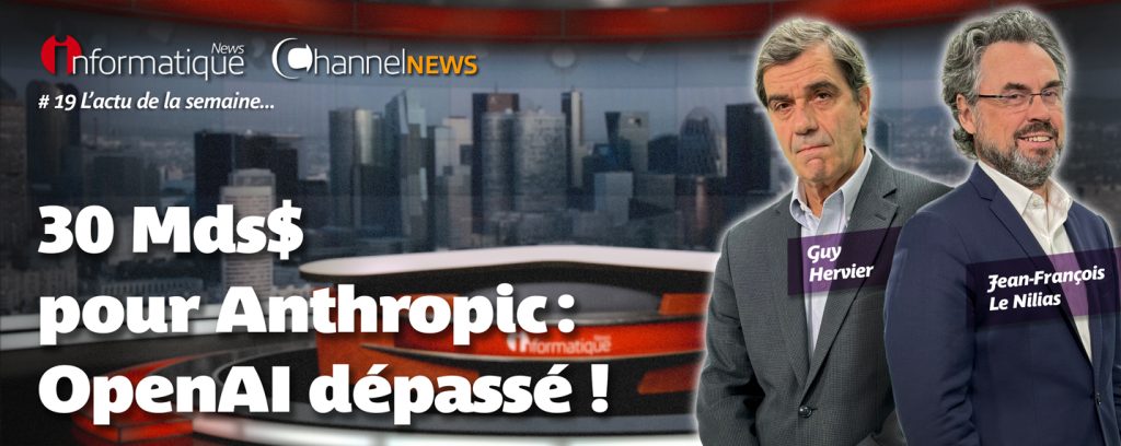 InfoNews avec Anthropic sur le point de surpasser la valorisation d'OpenAI, Windows 11 poursuit sa réparation, Google annonce les Googlebooks (les fameux Android PC)