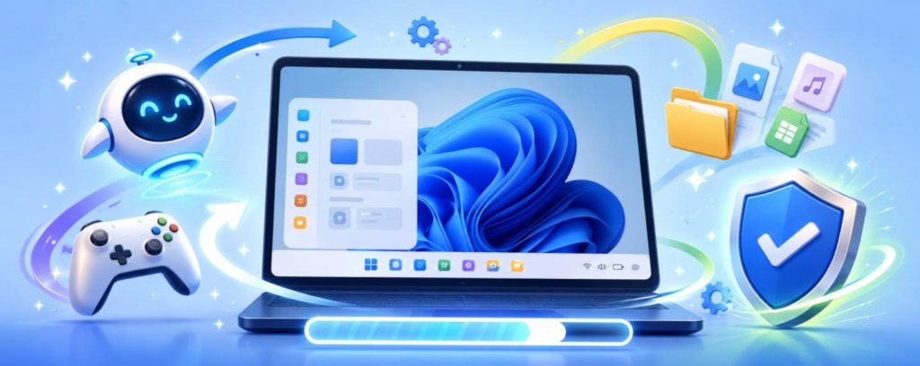 Windows 11 muscle son jeu et sa sécurité avec l’Update de mai 2026