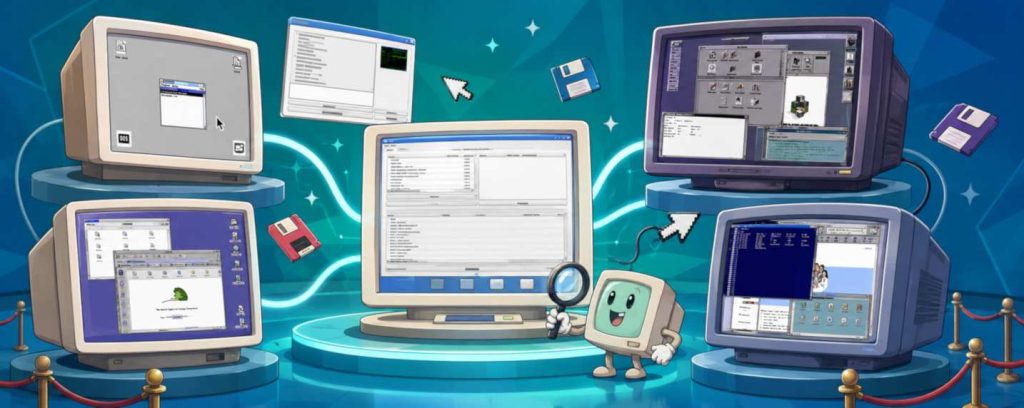 Virtual OS Museum transforme le rétro-computing en parc d’attractions